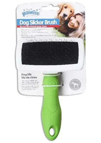 Pawice Ince Telli Köpek Fırçası (S) 17X9,5CM