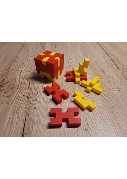 Montessori Interlocking Tuğlalar - Yaratıcı Oyuncak (Özelleştirilebilir Tasarım)