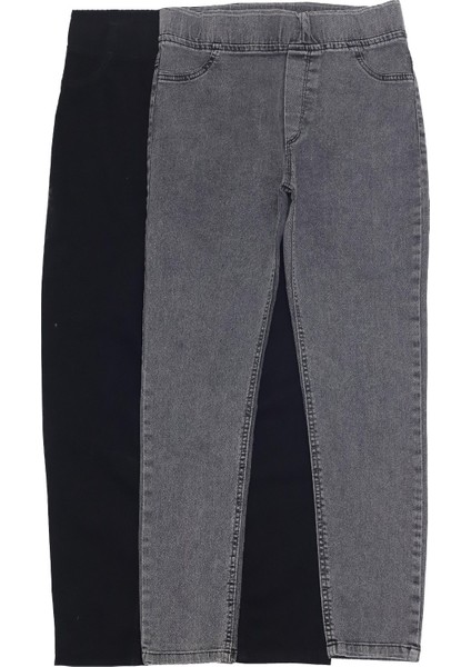 Kadın Çoklu Kot Tayt Pantolon