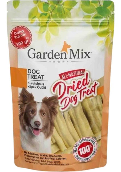 Kurutulmuş Dana Kuyruk Köpek Ödülü 100GR