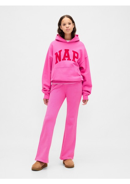 Erkek Pembe Vintagesoft Nap Logo Sweatshirt fırsatları