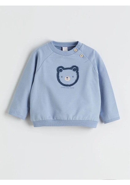 Bisiklet Yaka Erkek Bebek Sweatshirt ve Eşofman Altı (W5) fiyatları