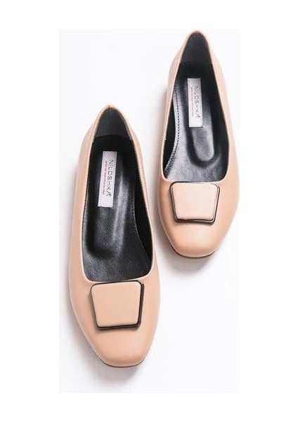 Kadın Lsbn Nude Aksesuarlı Ayakkabı