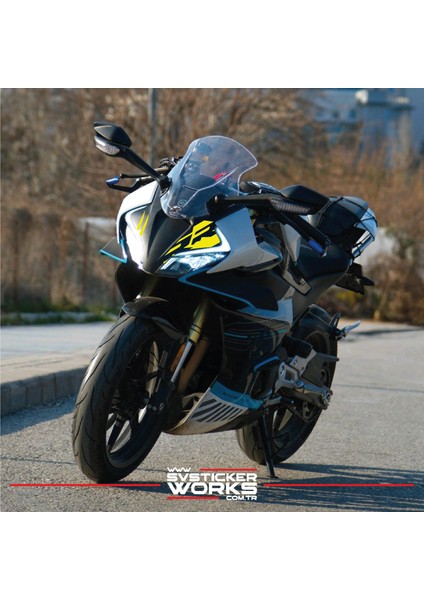 Cfmoto 450SR Rr Sticker Ön Kafa Sticker Motosiklet Dekor Sticker