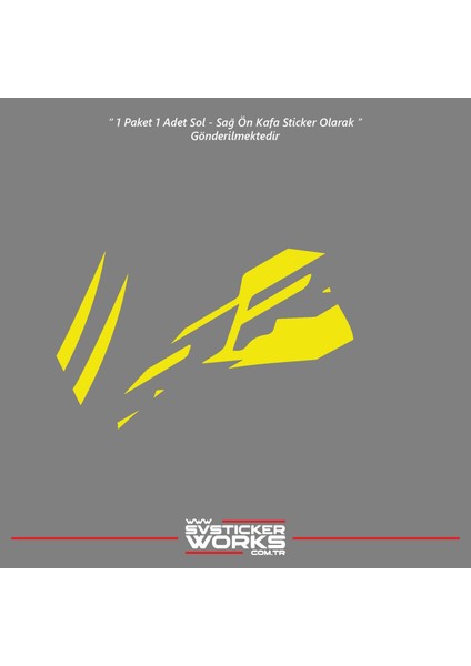 Cfmoto 450SR Rr Sticker Ön Kafa Sticker Motosiklet Dekor Sticker modelleri