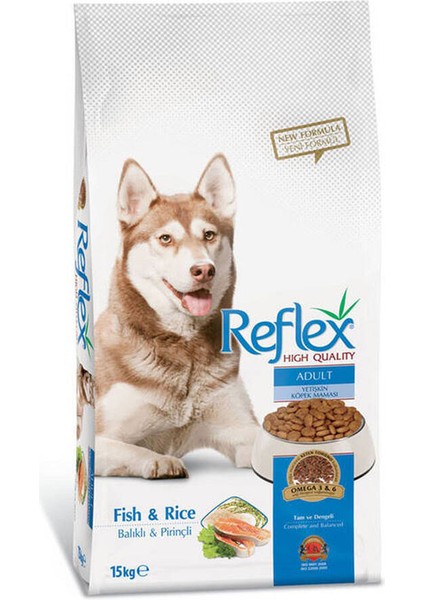 Balık ve Pirinçli Yetişkin Köpek Maması 15KG