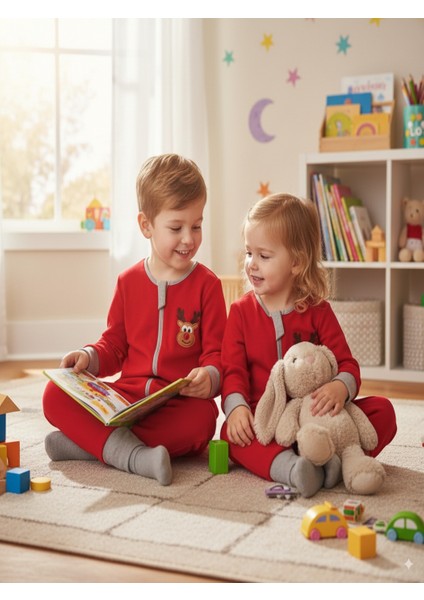 Nakışlı, Çift Taraflı Fermuarlı, Mikro Polar Bebek Çocuk Uyku Tulumu Unisex Tog 2