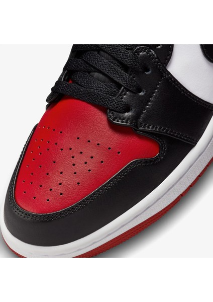 Jordan Air 1 Low Erkek Siyah - Kırmızı Spor Ayakkabı 553558 fırsatları