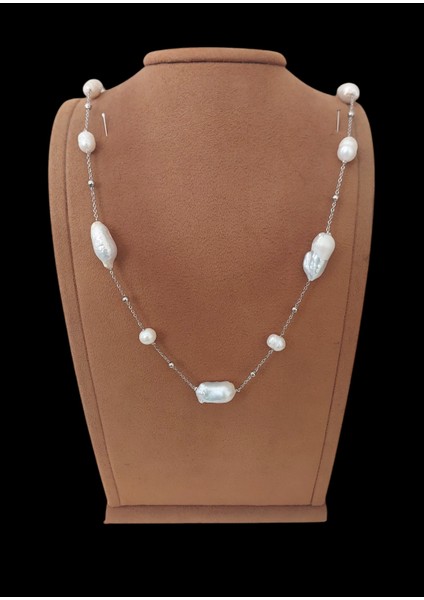 Doğal Barok Inci Uzun Kolye 1 mt fiyatları