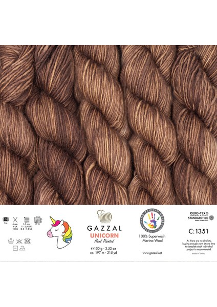 Unicorn %100 Merino Yün El Boyaması Örgü Ipi ( 1 Adet ) fiyatları