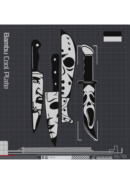Cadılar Bayramı Dekoratif Bıçak Seti fiyatları