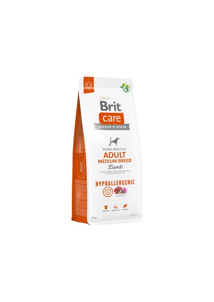 Mono Protein Hipoalerjenik Kuzu Etli Orta Irk Yetişkin Köpek Maması 12KG