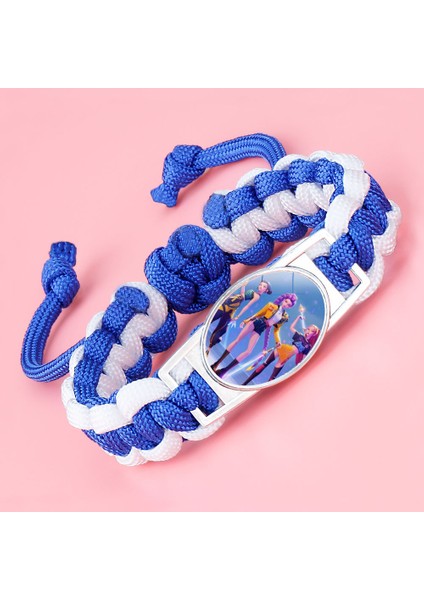 Kpop Cadı Avcısı Sevimli Anime Örgü Ayarlanabilir Moda Bileklik (Yurt Dışından)