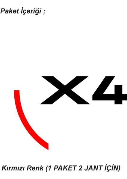 Çeyrek Jant Dış Kaplama Motosiklet Jant Sticker 4'lü Set Sticker Etiket Modeli fiyatları