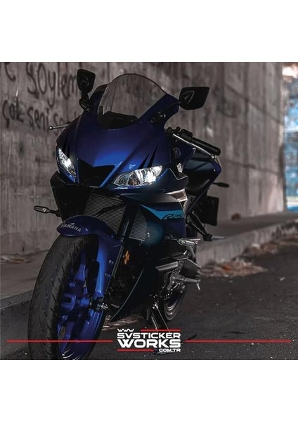 Motor Kaş Sticker Motor Sticker Tüm Motorlara Uyumlu Sağ Sol Göz Sticker