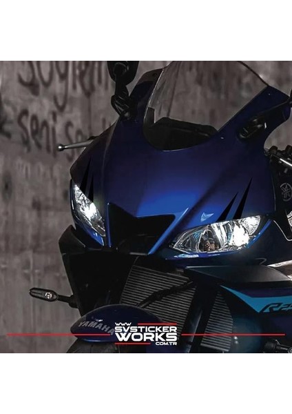 Motor Kaş Sticker Motor Sticker Tüm Motorlara Uyumlu Sağ Sol Göz Sticker fiyatları