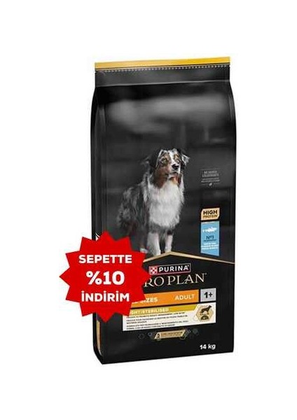 Light Sterilised Balıklı Köpek Maması 14KG