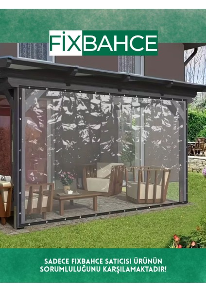 Fixbahçe 5mx2.5m Şeffaf Pvc Rüzgar, Yağmur Geçirmez Sera Naylonu modelleri