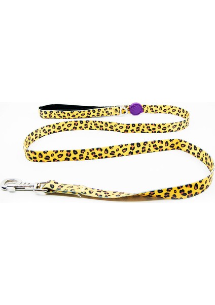 Match Köpek Gezdirme Kayışı 140CM/2CM (Leopard) (M)