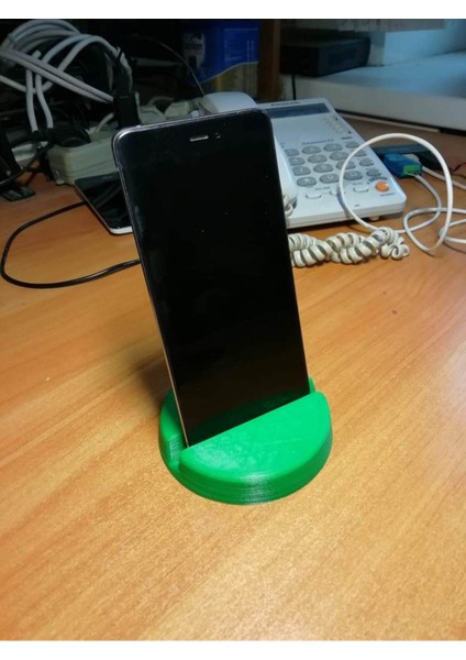 Ergonomik Telefon Masa ve Masa - Ayarlanabilir Yükseklik, 3D Basılı