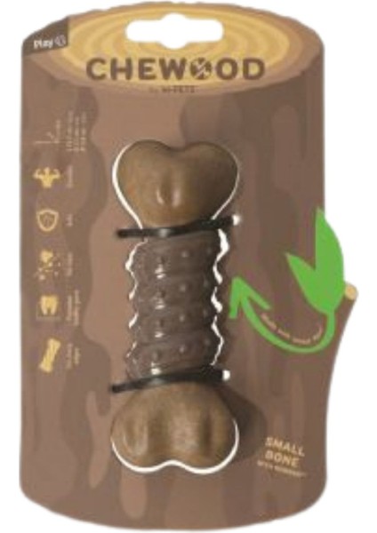 Chewood Small Bone With Rubber Köpek Oyuncağı (S)