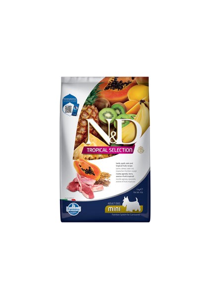 Nd Tropical Selection Kuzu Etli ve Tropikal Meyveli Mini Irk Yetişkin Köpek Maması 5kg
