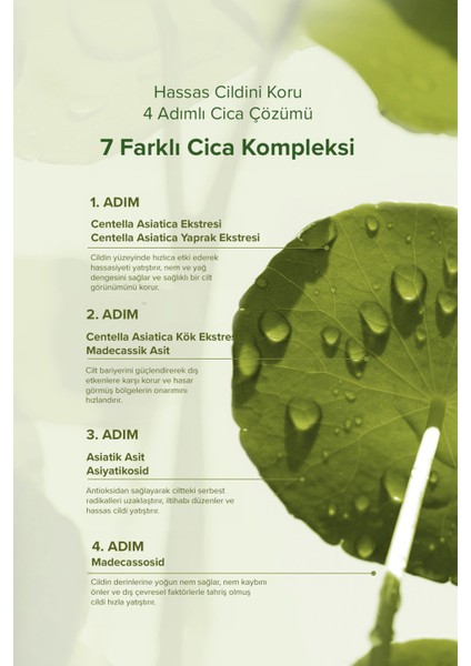 Cica Onarıcı Krem 80 ml Cilt Tonunu Dengeleyen Bariyer Güçlendiren Yatıştırıcı Bakım