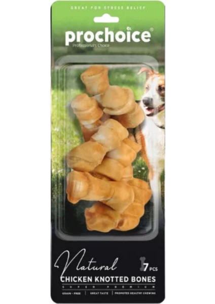 Prochoice Natural Tavuk Düğümlü Köpek Ödül Kemiği 7li