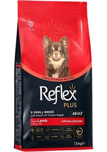 Plus Hipoalerjenik Kuzulu Çok Küçük Irk Yetişkin Köpek Maması 1,5kg