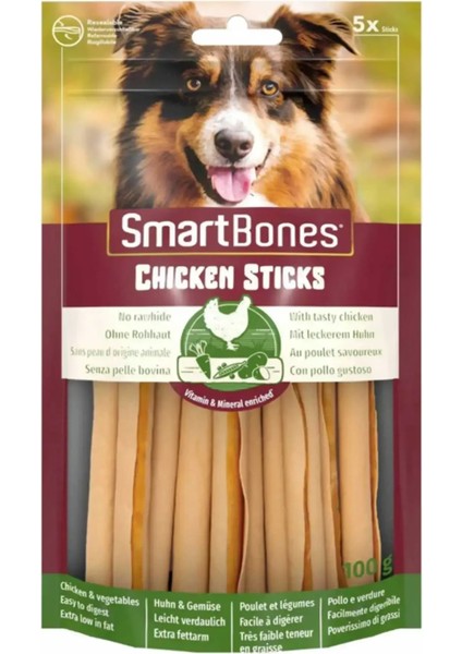 Smartbones Tavuklu Stick Köpek Ödül Çubuğu (5li) 100GR