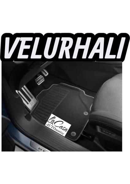 Vw Jetta (2005-2010)UYUMLU Lacasa Automotive Velur Halı Paspas