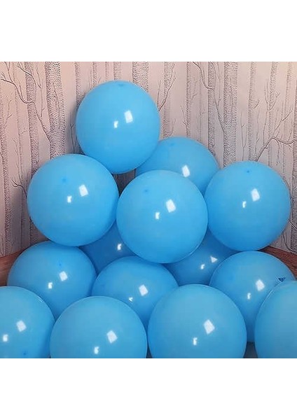 10-12 Inç Adet Seçenekli Mavi Renk Balon