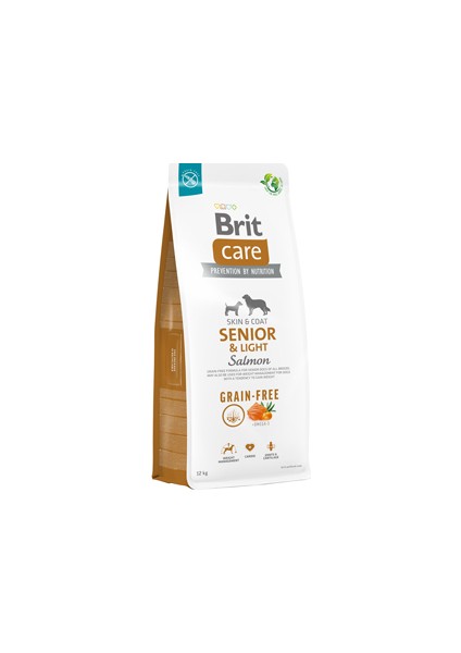 Skin&coat Somonlu Senior Light Tahılsız Köpek Maması 12KG