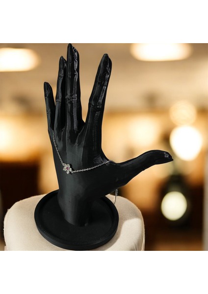 925 Ayar Gümüş Pembe ve Zirkon Taşlı Çiçek Bileklik