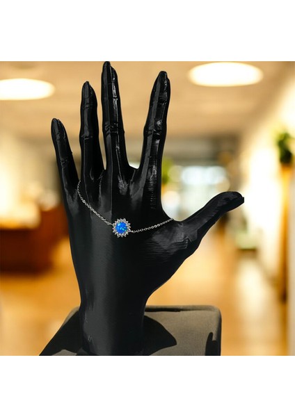 925 Ayar Gümüş Gökyüzü Dokunuşu Zirkon Taşlı Bileklik fiyatları