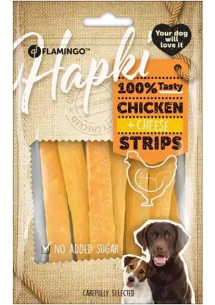 Flamingo Hapki Peynirli Şerit Şeklinde Köpek Ödül Maması 85GR