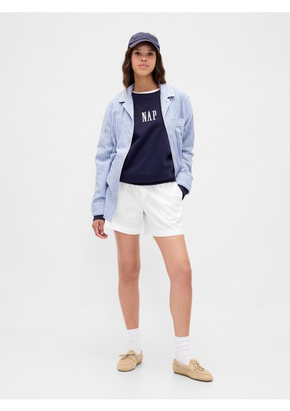 Erkek Lacivert Vintagesoft Nap Logo Sweatshirt indirimleri