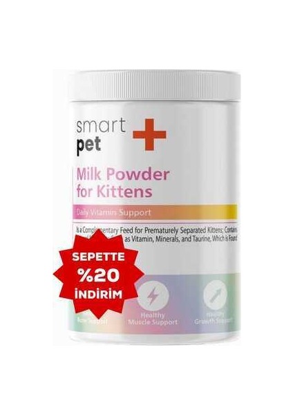 Smartpet + Yavru Kediler Için Süt Tozu 200GR