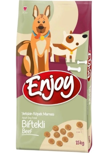 Biftekli Yetişkin Köpek Maması 15KG