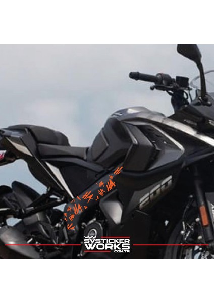 Motosiklet Orta Şase Haha Sticker Deseni Dekor Sticker fiyatları
