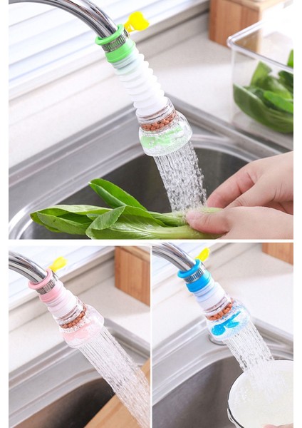 Su Tasarrufu Sağlayan Oynar Başlıklı Pervaneli Musluk Başlığı 360 Derece Döner Başlıklı Musluk Ucu 2 fiyatları