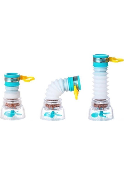 Su Tasarrufu Sağlayan Oynar Başlıklı Pervaneli Musluk Başlığı 360 Derece Döner Başlıklı Musluk Ucu 2 indirimleri