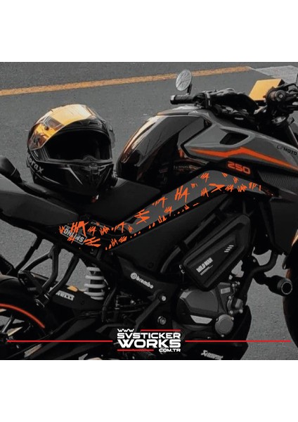 Motosiklet Orta Şase Haha Sticker Deseni Dekor Sticker fırsatları