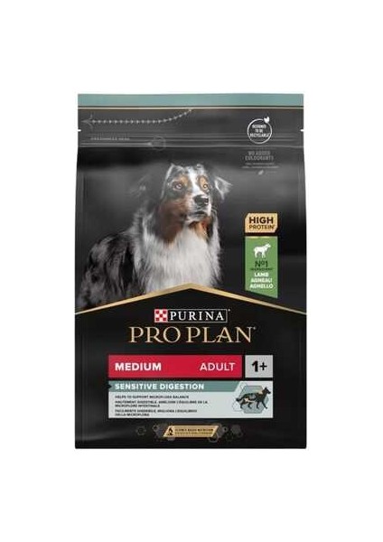 Kuzu Etli Orta Irk Yetişkin Köpek Maması 3kg