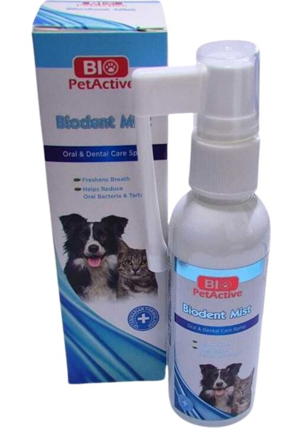 Biodent Mist Kedi Köpek Ağız Bakım Spreyi 50ML