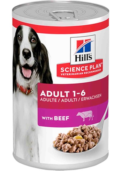 Hills Biftekli Yetişkin Köpek Konservesi 370GR