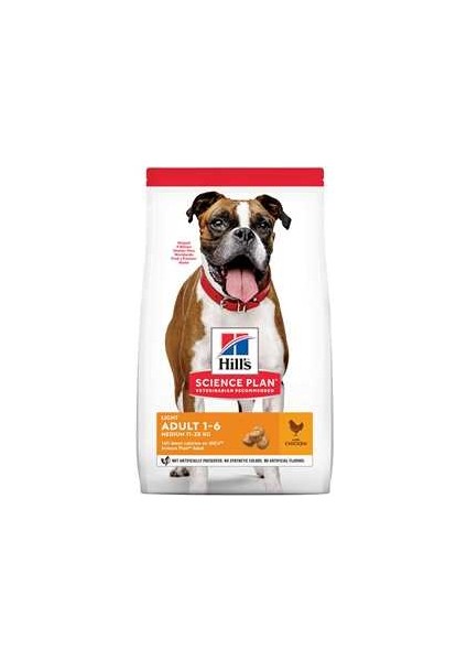 Hills Light Tavuklu Orta Irk Yetişkin Köpek Maması 14KG
