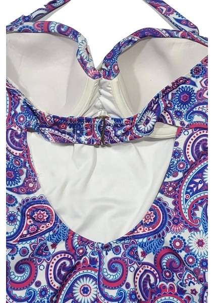 Blackspade Mavi Şal Desenli Kadın Mayo 8258 fiyatları