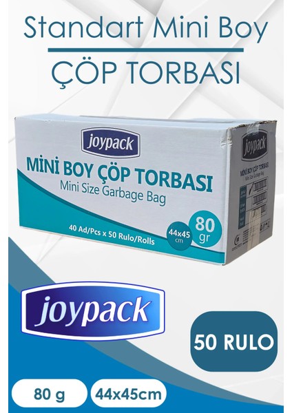 Mini Boy Çöp Poşeti Rulo 40LI 50RULO fiyatları
