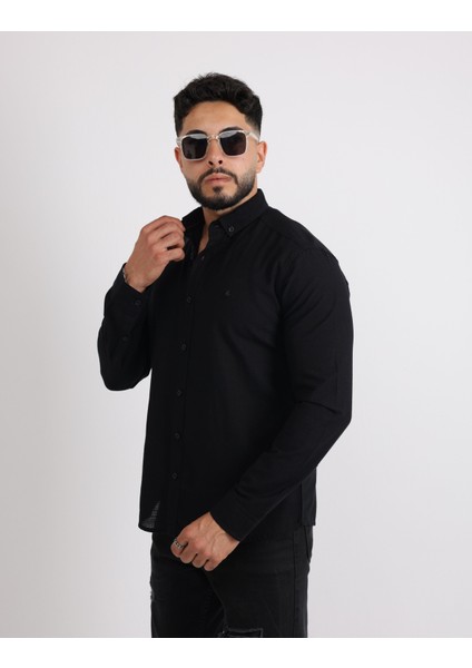 Flam Keten Slim Fit Spor ve Şık Erkek Gömlek fiyatları